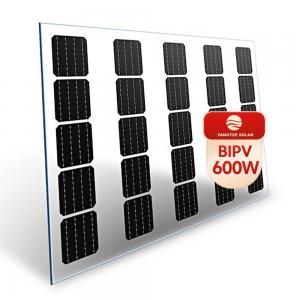 China Photovoltaic Facade Building Integrated Pv System Solar Panel 600W supplier