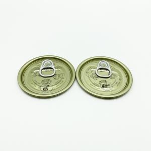 China Round Shaped Eoe Lid TFS for all kinds of canning food yellow peach supplier