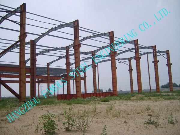 Custom Prefabricated Steel Pre-engineered Building With Q345 Heavy Column