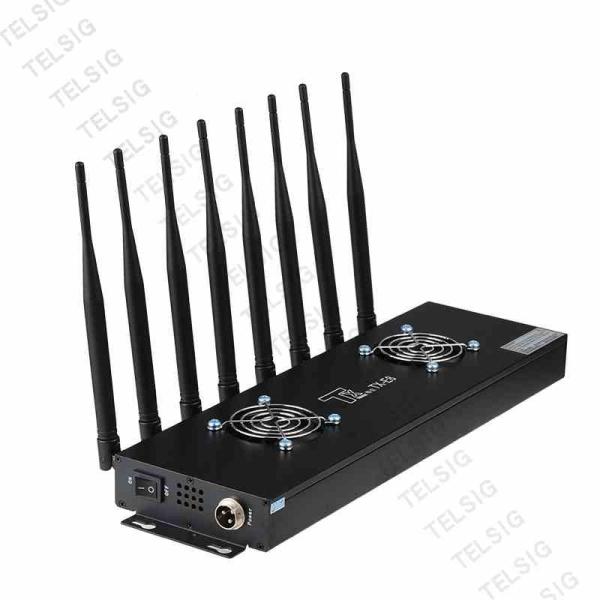 Fixed 24hs Radio Jamming Device , Stable Signal Blocking Cell Phone Signal Blocker Jammer