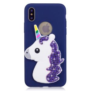 China 3D Cartoon Animal  RhinestoneSilicone Soft Bling Glitter shockproof tpu phone case for iphone 7/8 supplier