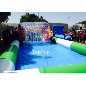 Customized Commercial Inflatable Pool / Large Inflatable Swimming Pool For Water Roller Balls