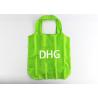 Green Color Custom Logo Foldable Reusable Tote Bags For Promotional Use