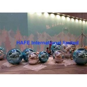 China 2-10M Subtle Acqua Accents Mirror Ball Balloons Silver Golden For Exhibition Use supplier