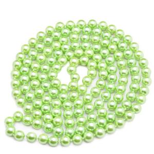 Luxury Green Round 8mm Shell Pearl Sweater Necklace 55 Inches (N08209)