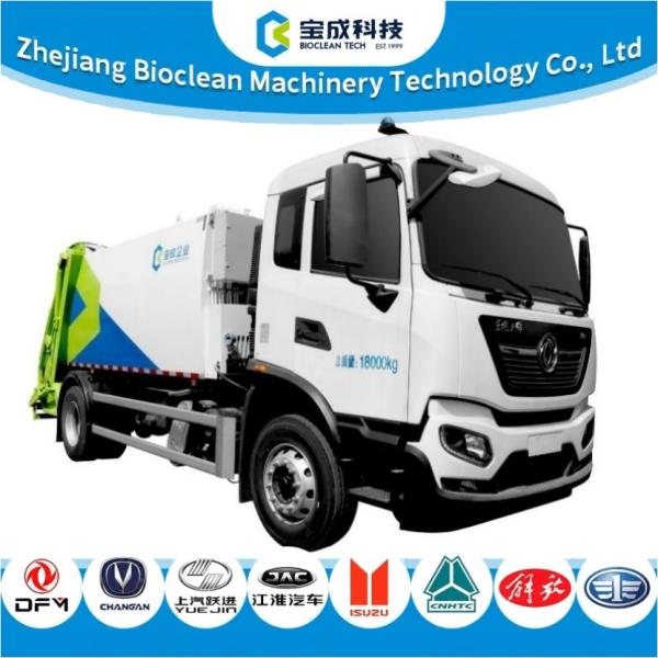 18000KG Diesel Engine Refuse Compactor Truck With Heavyload High Speed