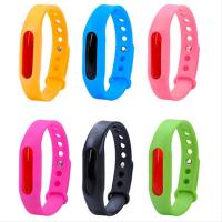 China Silicone Bracelet ultrasonic fly repellent Dayday Band Repellent Insect Bracelet on sale