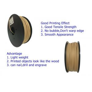 China OEM Service Wood 3D Printer Filament PLA / ABS / HIPS / PETG Filament supplier