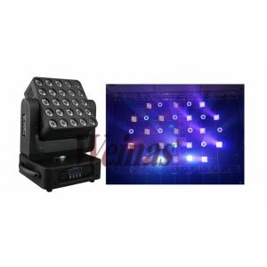 25X10w RGBW LED Zoom Moving Head Light 4 In 1 Matrix Stage Light 5X5 25 Heads
