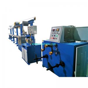 Bare Copper PVC PE Cable Extrusion Machine , Electric Wire Extruder Machine