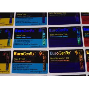 Euro Gen Rx Deisgn Medication Label Stickers , Strong Adhesive Pharmacy Labels Stickers