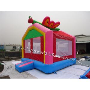 butterfly mini bouncy castle , air bouncer inflatable trampoline , bouncer castle house