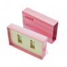 China 1400gsm Sliding Drawer Gift Boxes Rigid Pink Match Greyboard Push And Pull ISO9001 wholesale