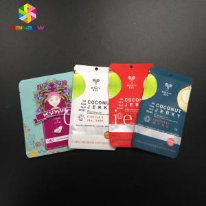 China Mylar Pouch Grip Seal Bags Food Grade Storage Cosmetic Tea Powder Sample Giveaway supplier