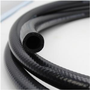 3 / 4" Black Fuel Pump Dispensing flexible rubber hose , 30 Bar Fuel Dispenser Hose