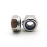 China ISO10511 SS304 Nylon Insert Lock Nuts Prevailing Torque Hexagon Thin Nuts Non Metallic Insert wholesale