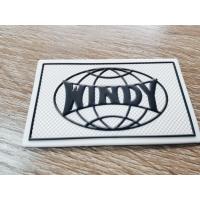 China Ironed Onto Garments Custom Cloth Badges , Embossed TPU Labels on sale
