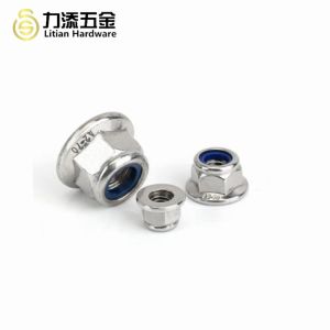 China L'écrou de verrouillage d'individu en métal DIN 980, contre-écrou de bride de M5 M6 a galvanisé supplier