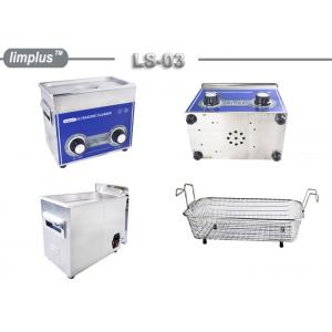 China 3 Liter Knob Control Table Top Ultrasonic Cleaner 120W Jewelry Watch Clean Limplus supplier