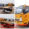 China wrecker vehicle plarform road wrecker 4ton Sino wrecker truck, car towing