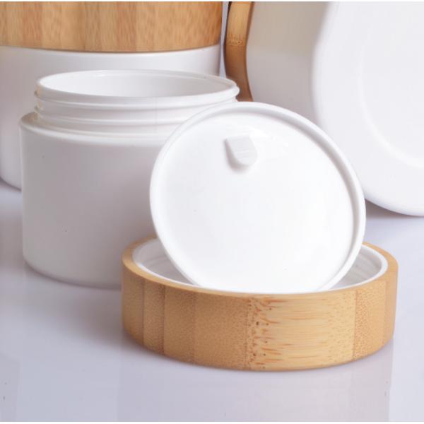 China Recipientes plásticos cilíndricos de creme de cara 6Oz com tampas on sale
