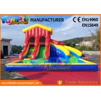 China Water - Proof Giant Inflatable Water Slide / Outdoor Inflatable Pool Park on sale