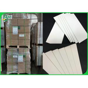 China 1.5mm 2mm Thick White Color Absorbent Paper Board For Making Clothing Tag supplier