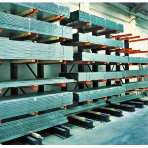 China Single Double Sided Cantilever Racking System For Steel / Wood Planks supplier