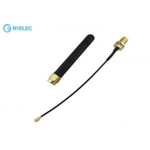 2dbi SMA Male Connector 2.4 Ghz Wifi Antenna With Mini PCI U.FL To SMA Female Pigtail Cable
