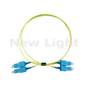 China SC SC Fiber Optic Jumper Cables SM DX 9-125 1.2mm Diameter For Data Test Equipment supplier