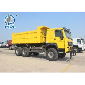 China 30Ton Yellow SINO Heavy Duty Dump Truck Trailer 6 x 4 for Transport supplier