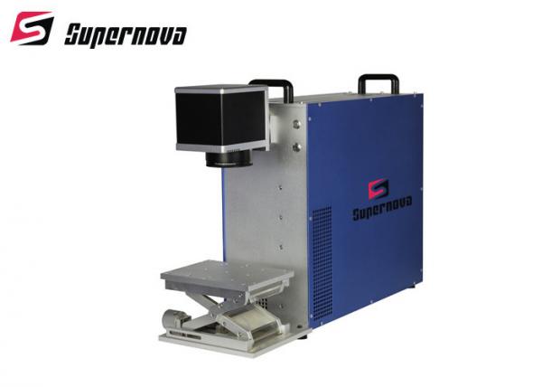 30W Portable Fiber Laser Marking Machin for Jewelry / PCB / LED / IC