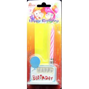 Cake Party Electronic Spiral Musical Birthday Candle Non Toxic