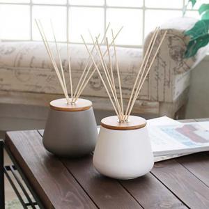 Ceramics Diffuser Home Reed Diffuser Home Fragrance Diffuser With Wooden Lids