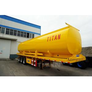 TITAN VEHICLE carbon steel distribution fuel tanker trailer with 3 axle for sale