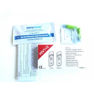 Medical Reagent 25pcs/Box Hiv Rapid Home Test Kit In Whole Blood