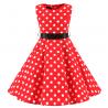 Polka Dot Flower Show Skirt Retro Cotton Kids Clothing