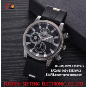 wholesale Silicone watch  with alloycase and custom logo  Men's watch movement watch Suitable for climbing concise style