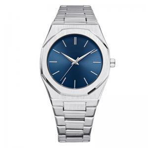 20mm Stainless Steel Quartz Movement Wrist Watch Timepiece 24cm Band Length