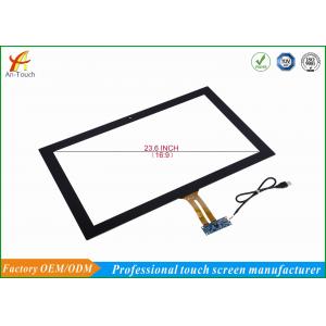 China 23.6 Inch Glass Usb Multi Touch Screen Panel Long Life For Karaoke Machine supplier