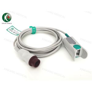 China Pediatric Finger Clip Medical Spo2 Sensor Reusable 9 Pin for GE Ohmeda Trusignal wholesale