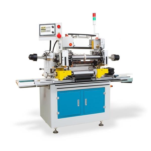 China R2R Máquina de perforar agujeros CCD de doble cabeza para etiqueta de transferencia de calor 350 mm de ancho ± 0,015 mm de precisión wholesale