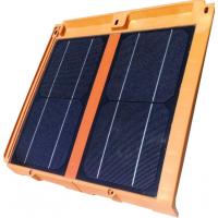 China 16w Solar Roof Tile Transparent Solar Panel Roof Shingles Bificial Solar Cell Module on sale