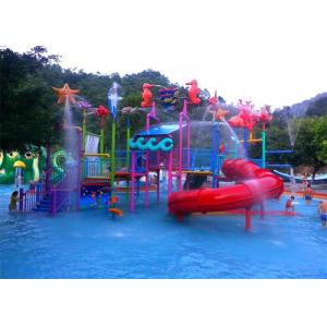 Mix Color Interactive Water Park Playground For Hotel Swimming Pool