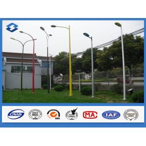 China Customized Conical Polygonal Galvanized and Powder Coating Decorative Street lighting Steel Pole supplier