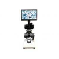 China LCD Screen Lab Biological Microscope 10X 40X 6V 20W Monocular Light Microscope on sale