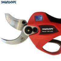 Swansoft New Designed Li-ion Battery Powered Tree Branch Cutting 4.0CM Electric Pruner with LED