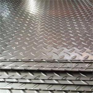 China BA Surface 3mm Embossed 201 Stainless Steel Sheet supplier