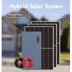 Complete Solar Generator Kit 5Kw Off/On Grid Solar Power System Solar Hybrid Inverter Complete Set
