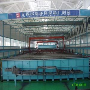 Anode electrophoresis plating line for bus chassis（span 12.5 m）